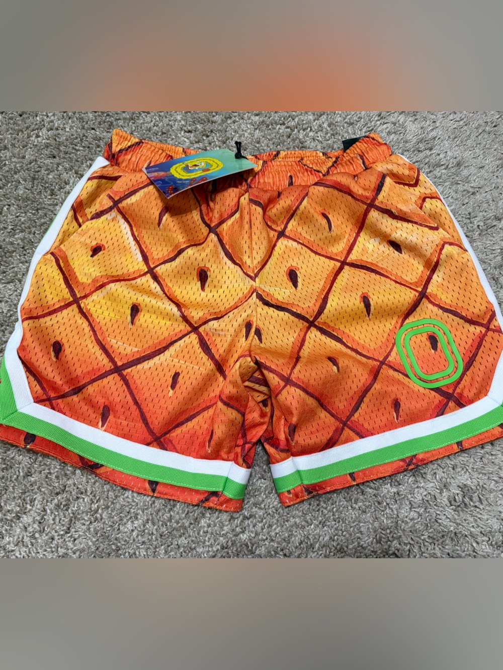 Overtime x SpongeBob Pineapple Print Athletic Shorts